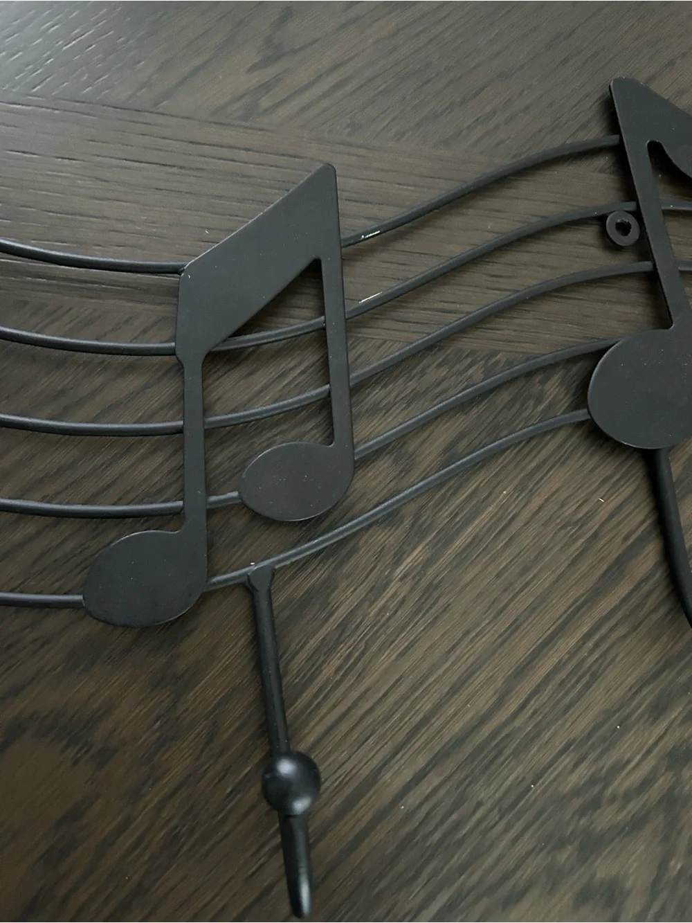 Metal Music Note Wall Hook